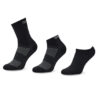 Reebok Къси чорапи Active Foundation Ankle Socks 3 Pairs GH0404 Черен цвят на ниска цена