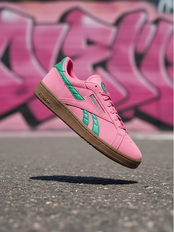 Reebok Сникърси EO-CLUB C GROUNDS UK 100229526 Розов цвят на ниска цена