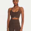 Reebok Спортен сутиен Reebok X Ewa Chodakowska RK25312CCW Кафяв цвят на ниска цена
