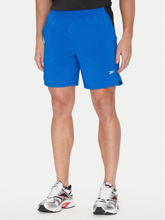 Reebok Спортни шорти 112634 Син Regular Fit цвят на ниска цена