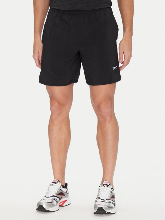 Reebok Спортни шорти 112634 Черен Regular Fit цвят на ниска цена