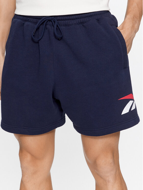 Reebok Спортни шорти Classics HS9172 Тъмносин Regular Fit цвят на ниска цена