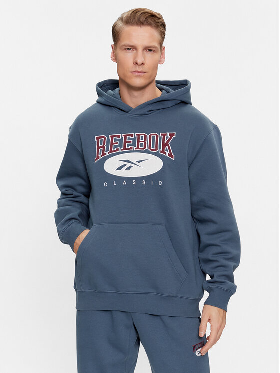 Reebok Суитшърт Archive Essentials IM1528 Син Regular Fit цвят на ниска цена