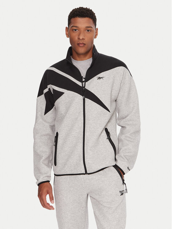 Reebok Суитшърт RK25142CCM Сив Regular Fit цвят на ниска цена