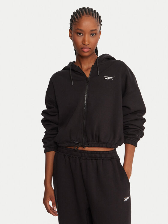 Reebok Суитшърт Reebok X Ewa Chodakowska Eleni RK25307CCW Черен Relaxed Fit цвят на ниска цена