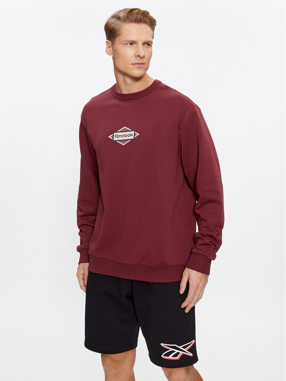 Reebok Суитшърт Sporting Goods II0680 Червен Regular Fit цвят на ниска цена