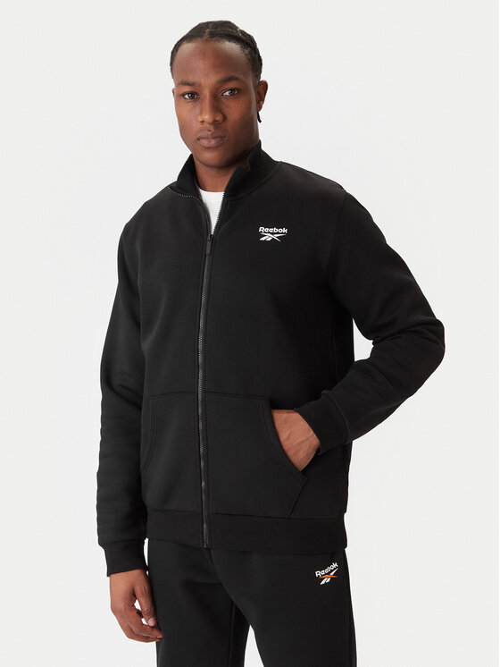 Reebok Суитшърт Wrenleigh Track Top RK25144CCM Черен Regular Fit цвят на ниска цена