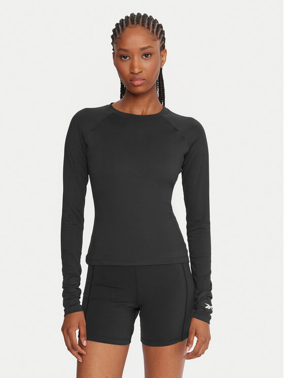 Reebok Тениска от техническо трико Reebok X Ewa Chodakowska RK25316CCW Черен Slim Fit цвят на ниска цена