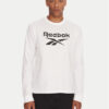 Reebok Тениска с дълъг ръкав RK25138CCM Бял Regular Fit цвят на ниска цена