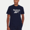 Reebok Тишърт RK25141CCM Тъмносин Regular Fit цвят на ниска цена
