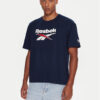 Reebok Тишърт RK25153CCM Тъмносин Regular Fit цвят на ниска цена