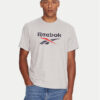 Reebok Тишърт RK25158CCM Сив Regular Fit цвят на ниска цена