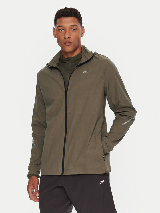 Reebok Яке за джогинг Wayne RK25175CCM Зелен Regular Fit цвят на ниска цена