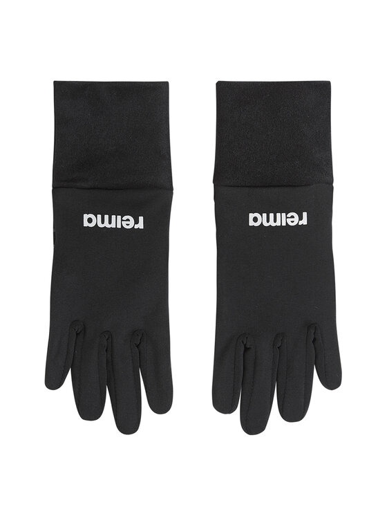 Reima Детски ръкавици Loisto 5300025B Черен цвят на ниска цена