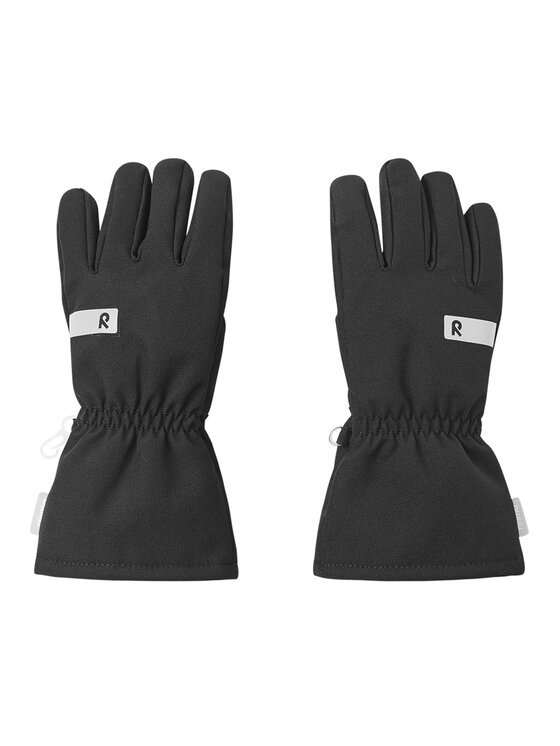 Reima Детски ръкавици Milne 5300108B Черен цвят на ниска цена