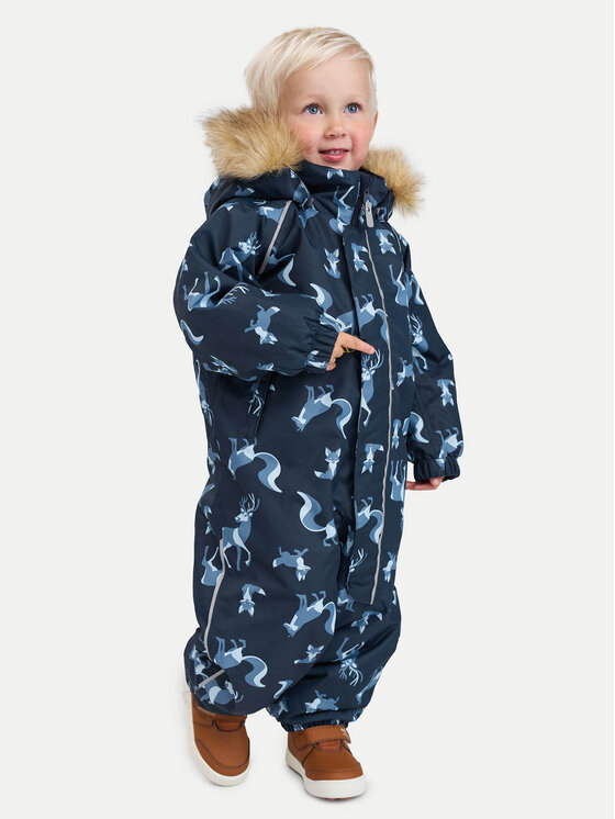 Reima Зимен детски гащеризон Lappi 5100129C Тъмносин Regular Fit цвят на ниска цена