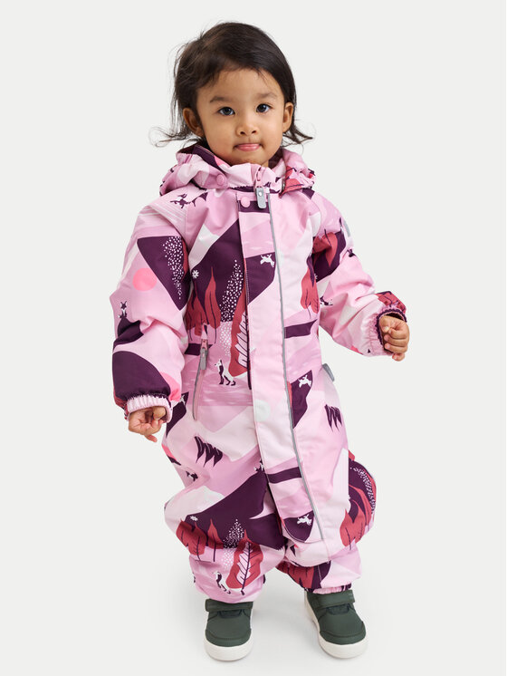 Reima Зимен детски гащеризон Puhuri 5100116B Розов Regular Fit цвят на ниска цена