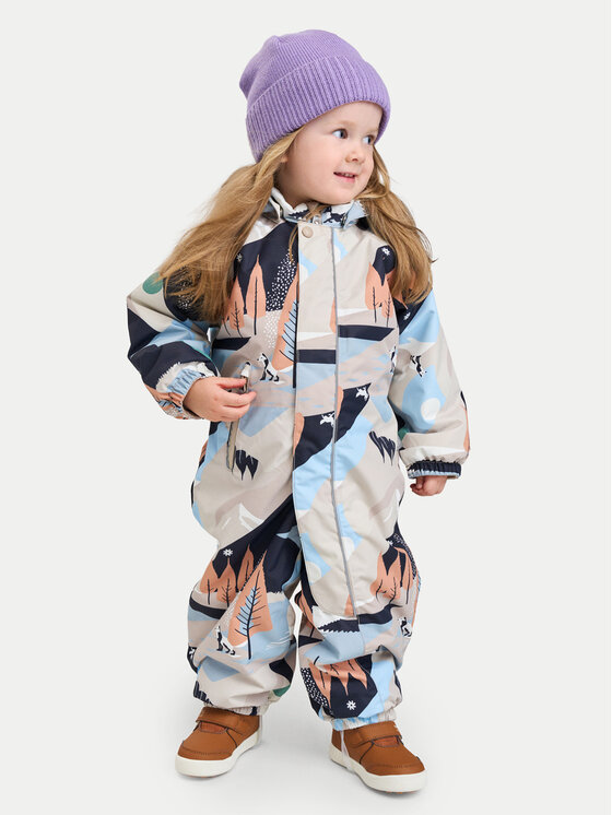 Reima Зимен детски гащеризон Puhuri 5100116B Цветен Regular Fit цвят на ниска цена