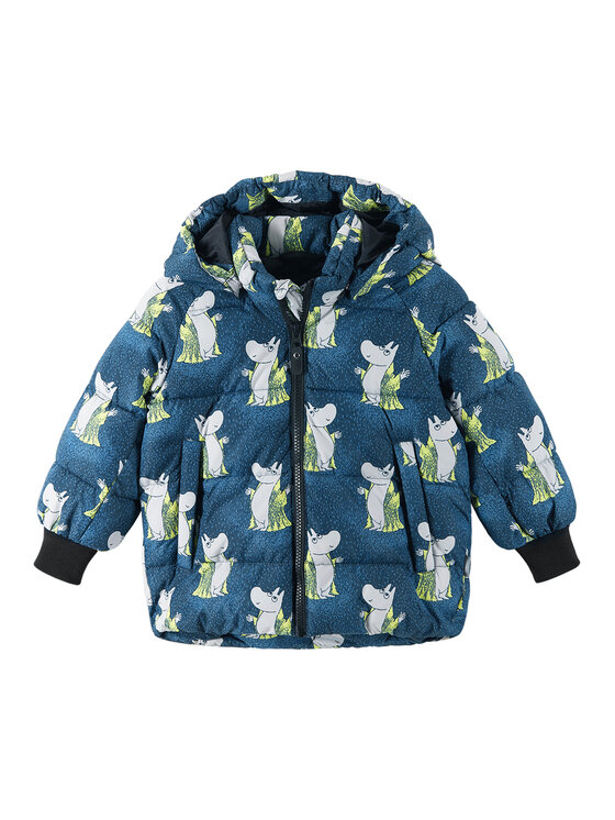 Reima Зимно яке Moomin Lykta 5100013B Тъмносин Regular Fit цвят на ниска цена