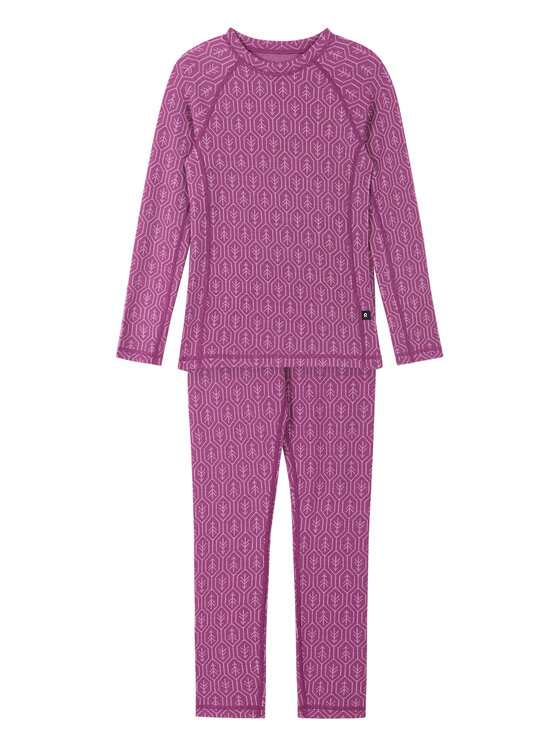 Reima Комплект термобельо Taival 5200032A Виолетов Slim Fit цвят на ниска цена