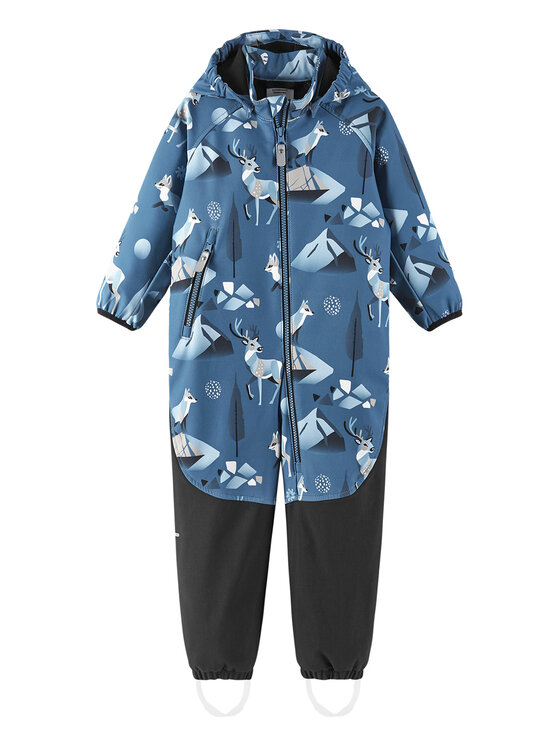 Reima Софтшел гащеризон Mjosa 5100006D Тъмносин Regular Fit цвят на ниска цена