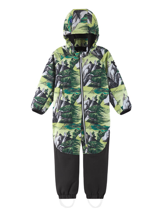 Reima Софтшел гащеризон Moomin Mjosa 5100328C Зелен Regular Fit цвят на ниска цена