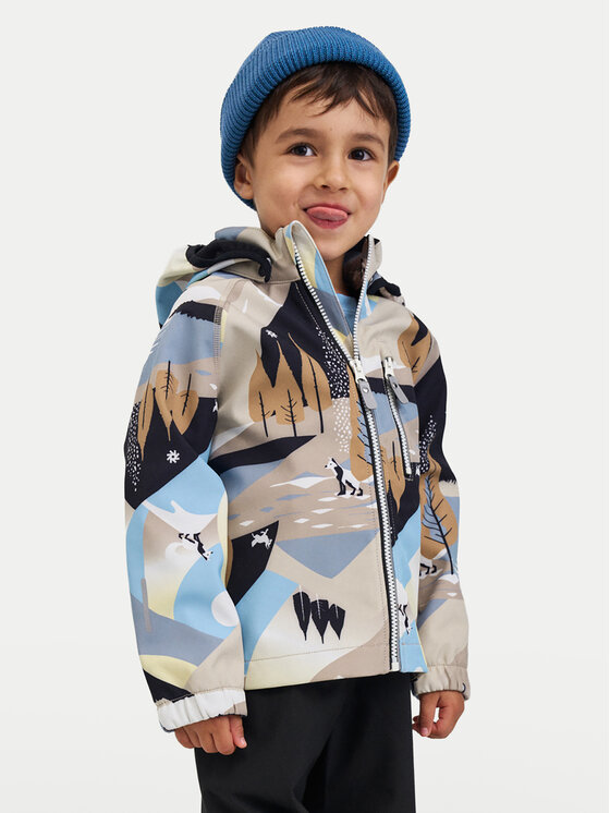 Reima Яке softshell Vantti 5100009D Бежов Regular Fit цвят на ниска цена