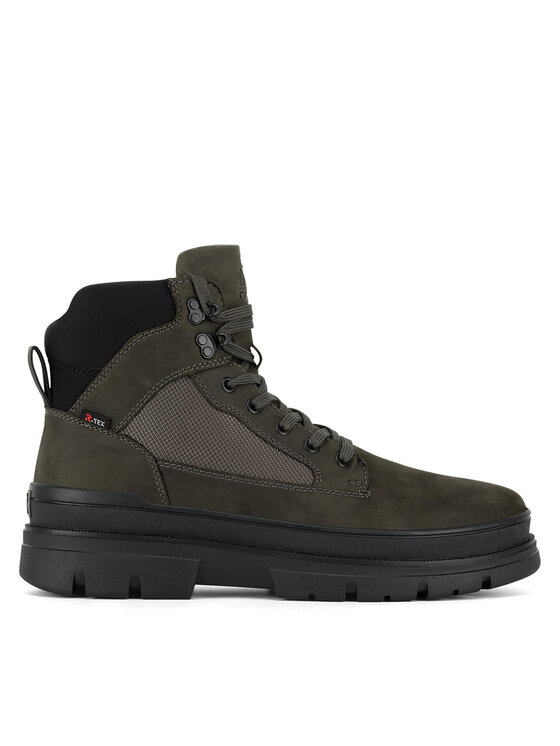 Rieker Revolution Lifestyle Зимни обувки U1270-54 Зелен цвят на ниска цена