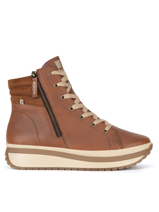 Rieker Revolution Lifestyle Зимни обувки W0962-24 Кафяв цвят на ниска цена