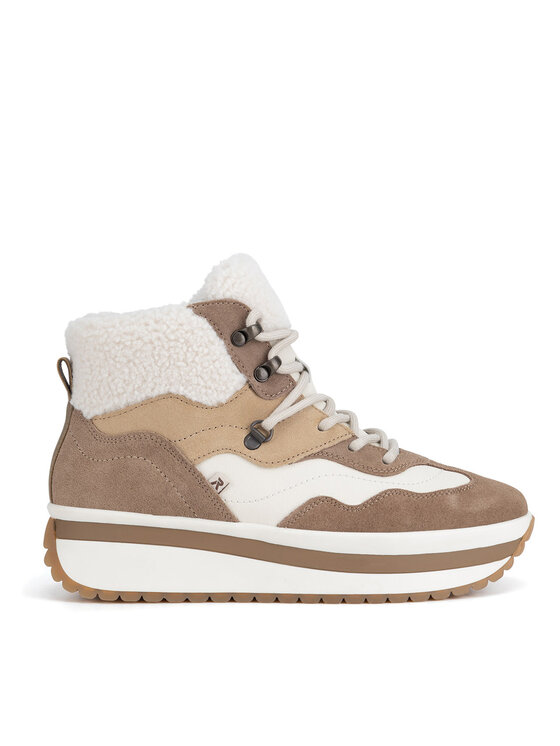 Rieker Revolution Lifestyle Сникърси W0970-64 Бежов цвят на ниска цена