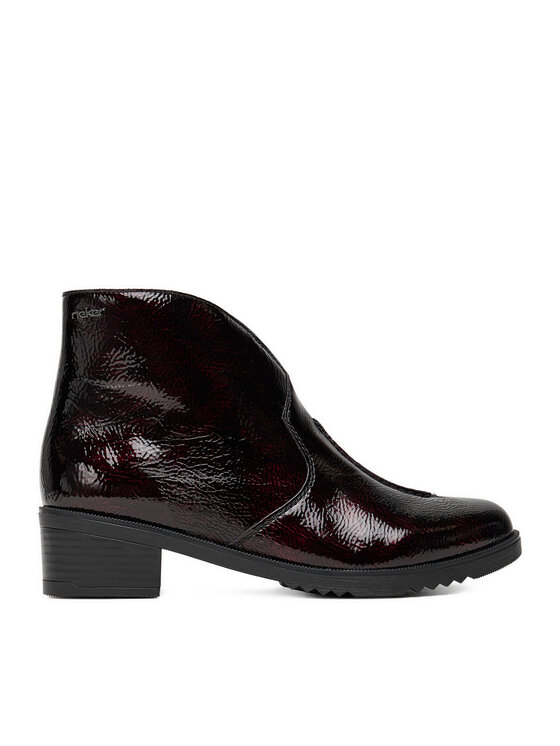 Rieker Боти Y0553-35 Бордо цвят на ниска цена