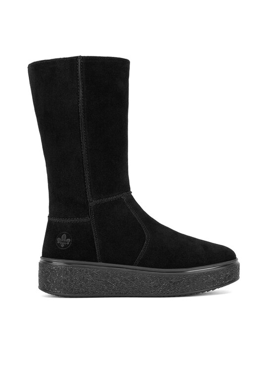 Rieker Ботуши 78851-00 Черен цвят на ниска цена