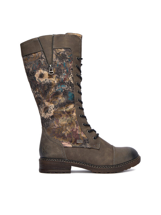 Rieker Ботуши CEO-94731-90 Каки цвят на ниска цена