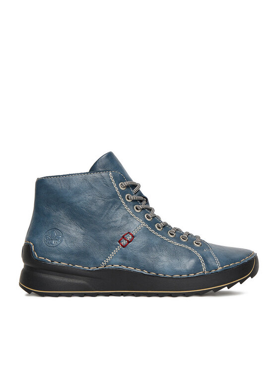Rieker Зимни обувки 71510-14 Син цвят на ниска цена