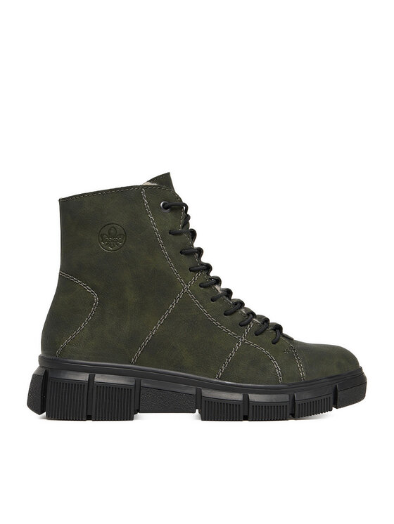 Rieker Зимни обувки CEO-X3428-54 Зелен цвят на ниска цена