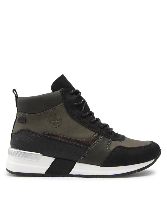 Rieker Зимни обувки N7611-54 Зелен цвят на ниска цена