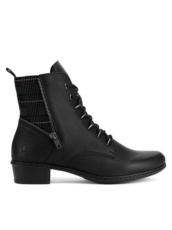 Rieker Зимни обувки Y0700-01 Черен цвят на ниска цена