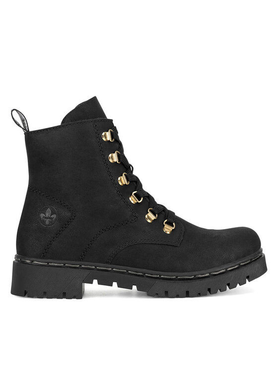 Rieker Зимни обувки Y2422-00 Черен цвят на ниска цена