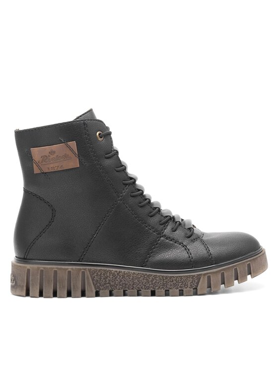 Rieker Зимни обувки Y3421-00 Черен цвят на ниска цена