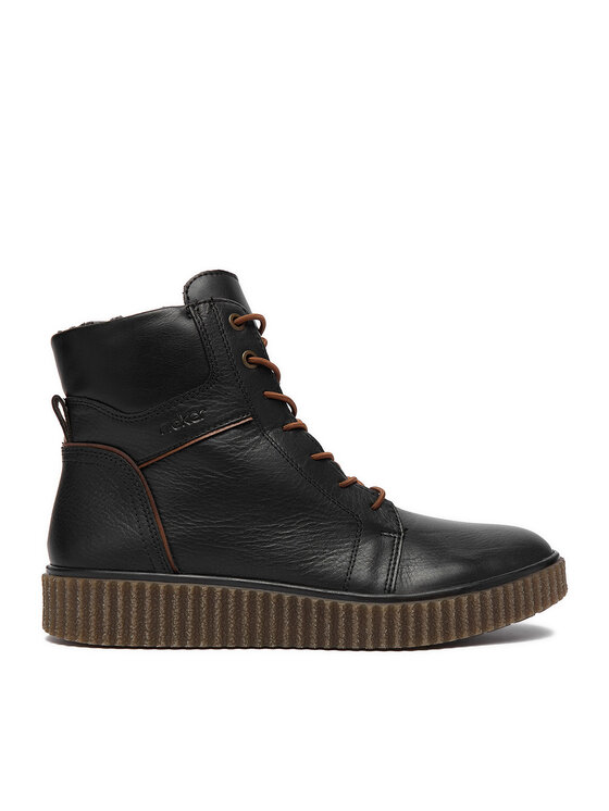 Rieker Зимни обувки Y4303-00 Черен цвят на ниска цена