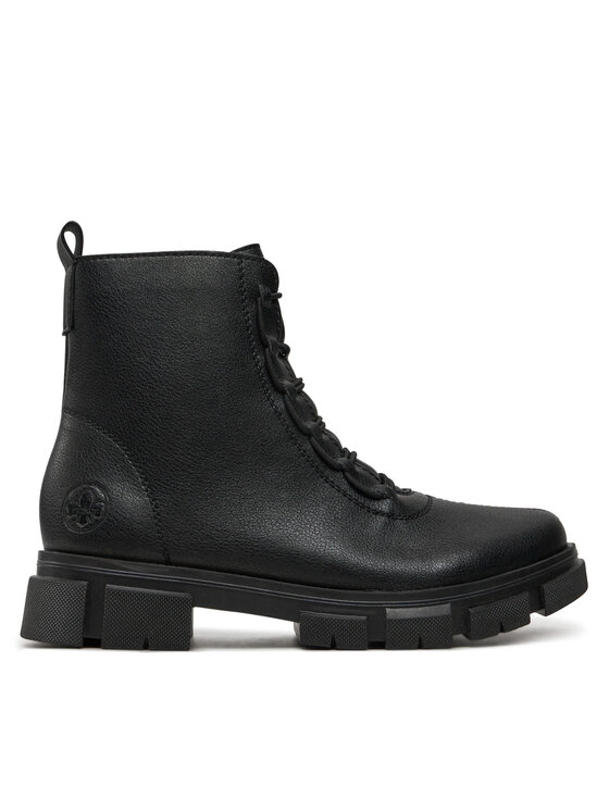 Rieker Зимни обувки Y7150-00 Черен цвят на ниска цена