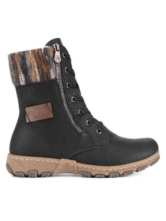 Rieker Зимни обувки Z0123-01 Черен цвят на ниска цена