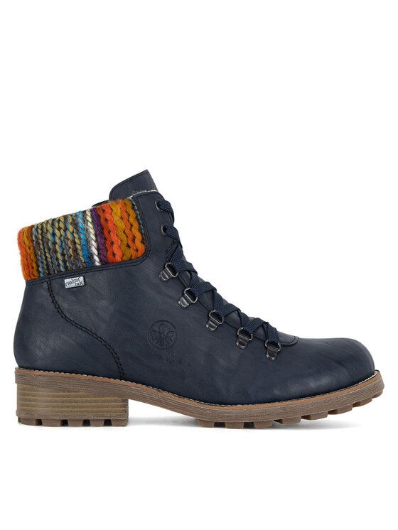 Rieker Зимни обувки Z0445-14 Син цвят на ниска цена