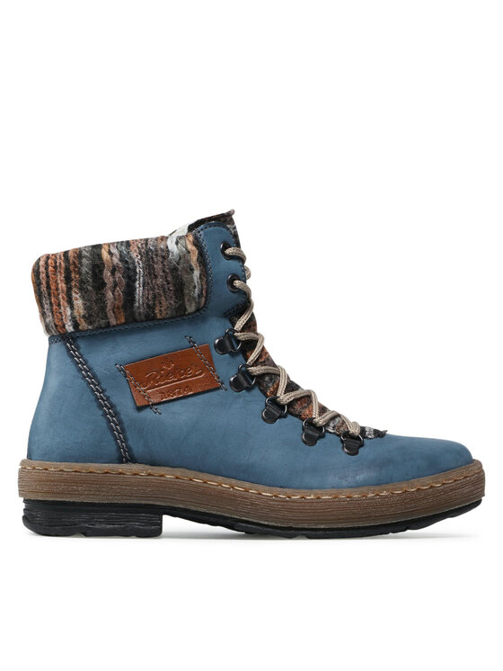 Rieker Зимни обувки Z6743-14 Син цвят на ниска цена