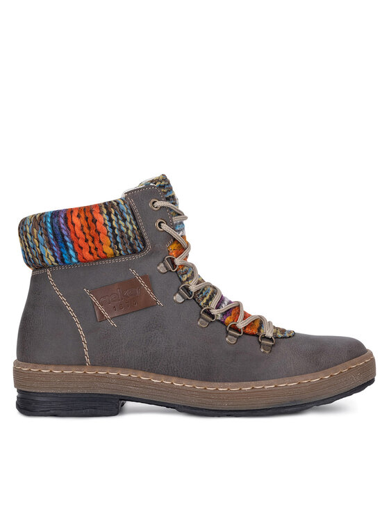 Rieker Зимни обувки Z6743-45 Сив цвят на ниска цена