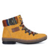 Rieker Зимни обувки Z6743-68 Жълт цвят на ниска цена