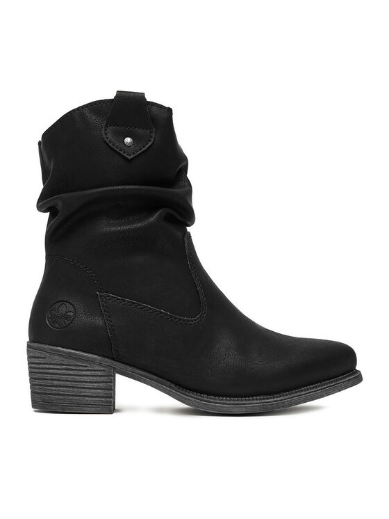 Rieker Каубойски обувки CEO-73170-00 Черен цвят на ниска цена