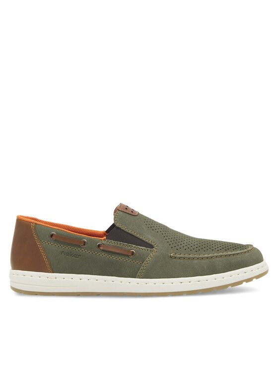 Rieker Обувки 18266-54 Зелен цвят на ниска цена