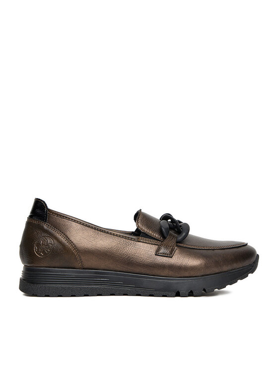 Rieker Обувки 49051-25 Златист цвят на ниска цена