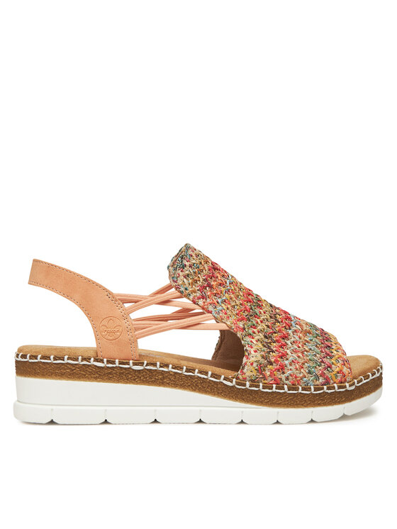 Rieker Сандали V1241-90 Цветен цвят на ниска цена